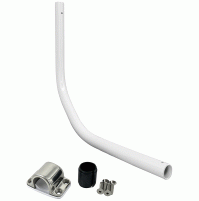 LIGHT BARS - 1-1/4" for closed dome radar / folds over 90 deg. / Must pick a LTB TOP below / Color White - LTBR - Seaview